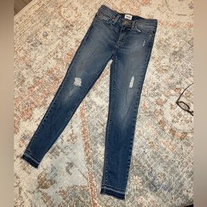 Hudson Nico midrise denim jeans distressed Sz 26